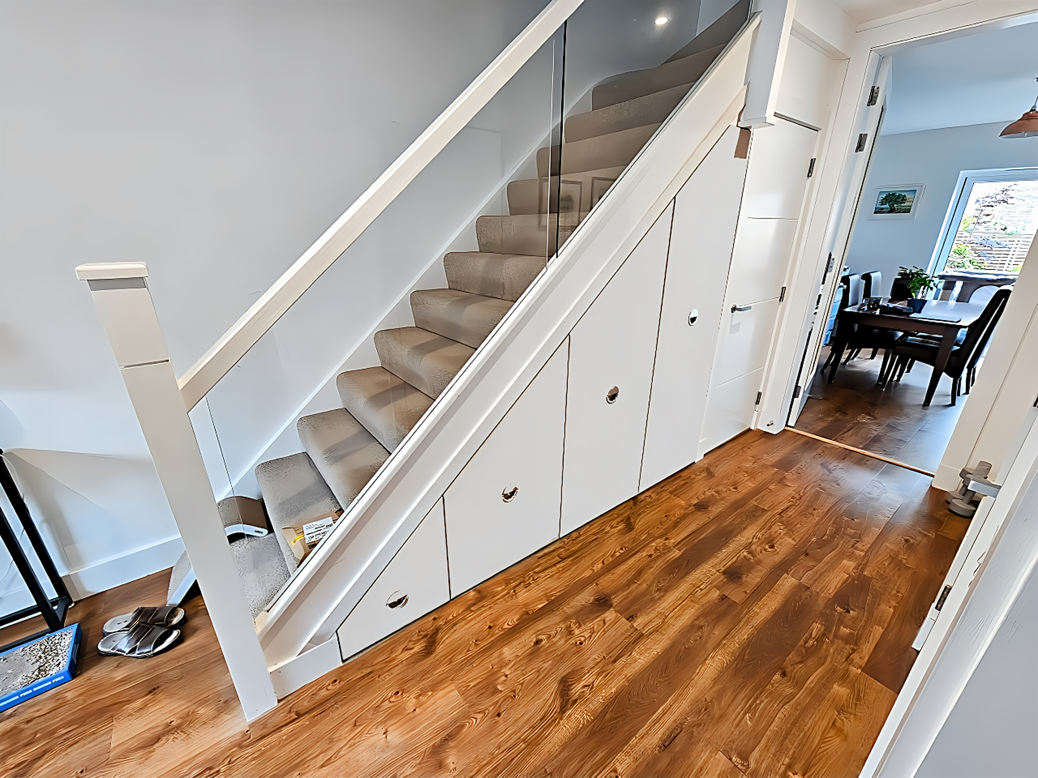 Modern minimalist under stair storage storage solutions Glasgow