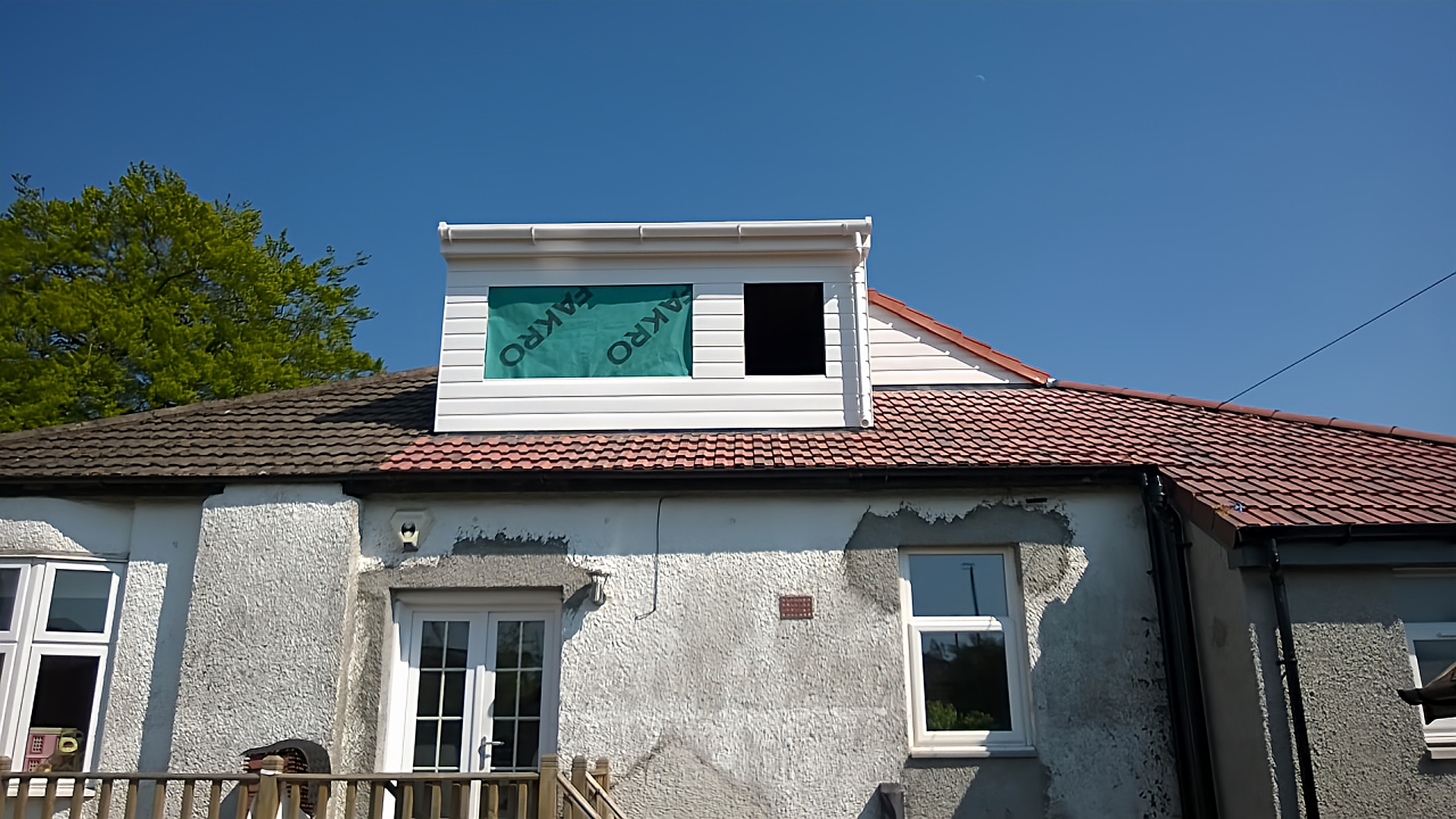 PVC clad dormer Glasgow